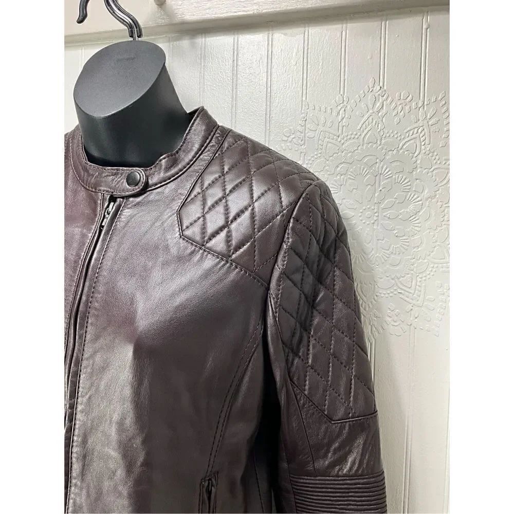 DANIER Leather Moto Jacket - Picture 2 of 7